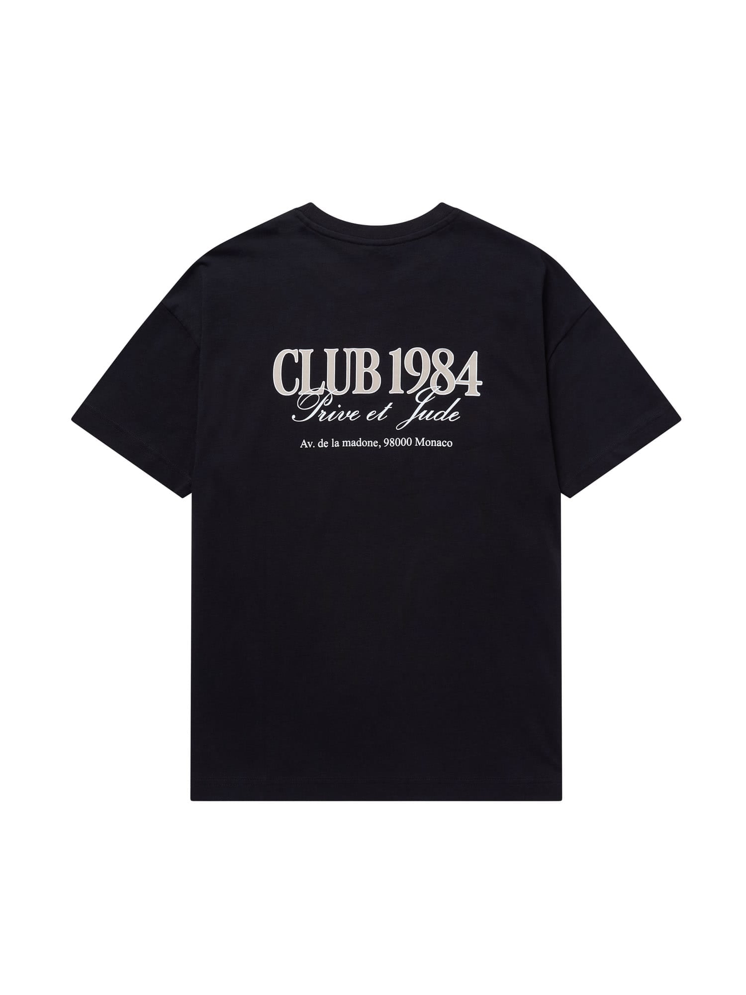 CLUB 1984. Prive et Jude T-shirt - Black T-Shirt