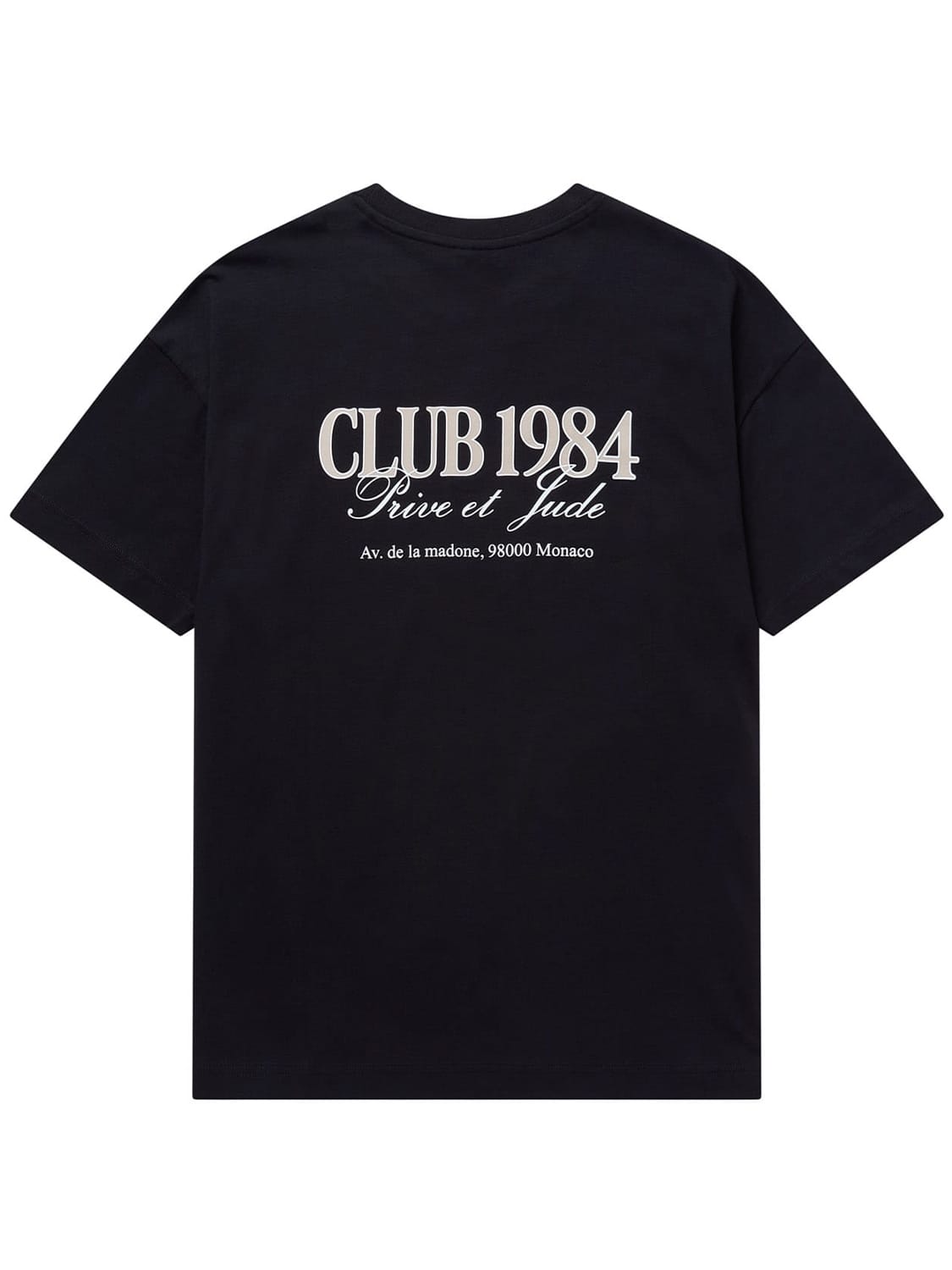 CLUB 1984. Prive et Jude T-shirt - Black T-Shirt