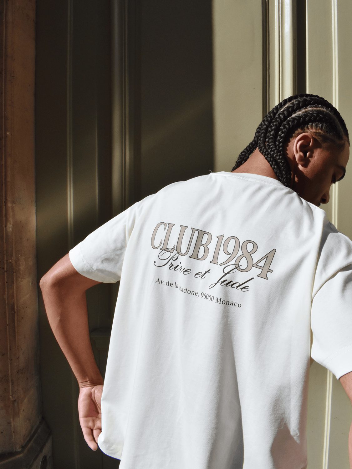 CLUB 1984. Prive et Jude T-shirt - Off White T-Shirt