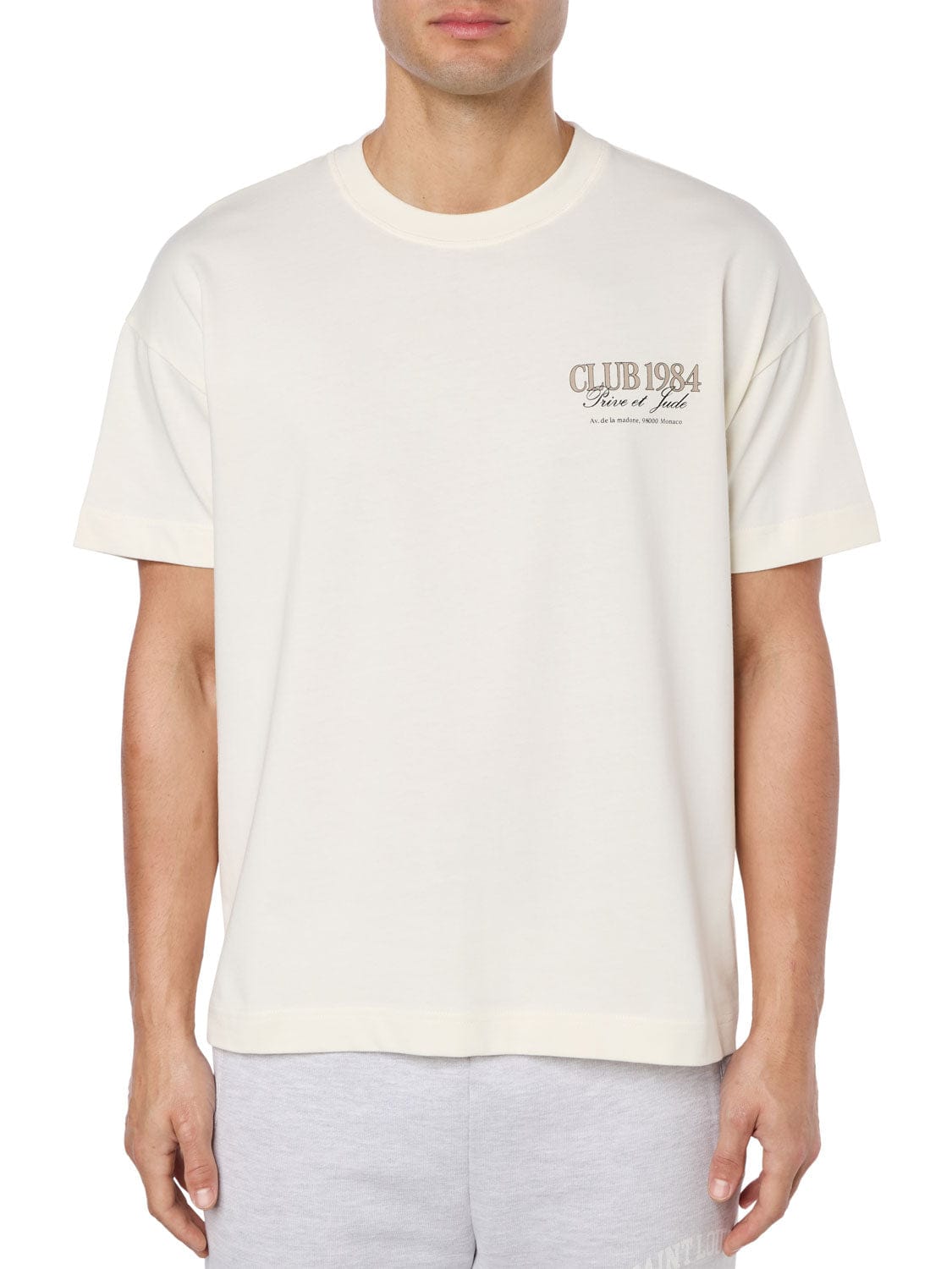 CLUB 1984. Prive et Jude T-shirt - Off White T-Shirt