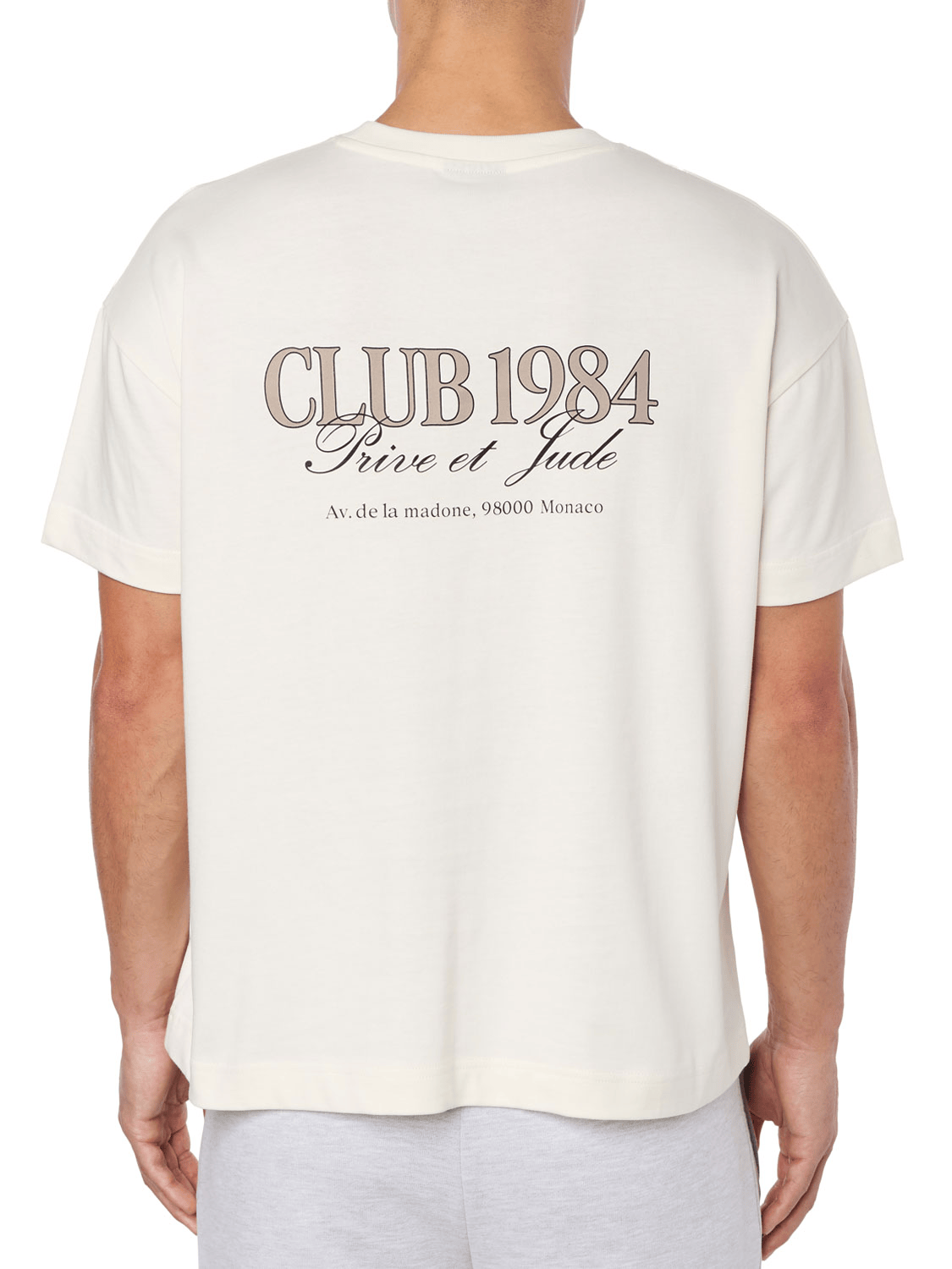 CLUB 1984. Prive et Jude T-shirt - Off White T-Shirt