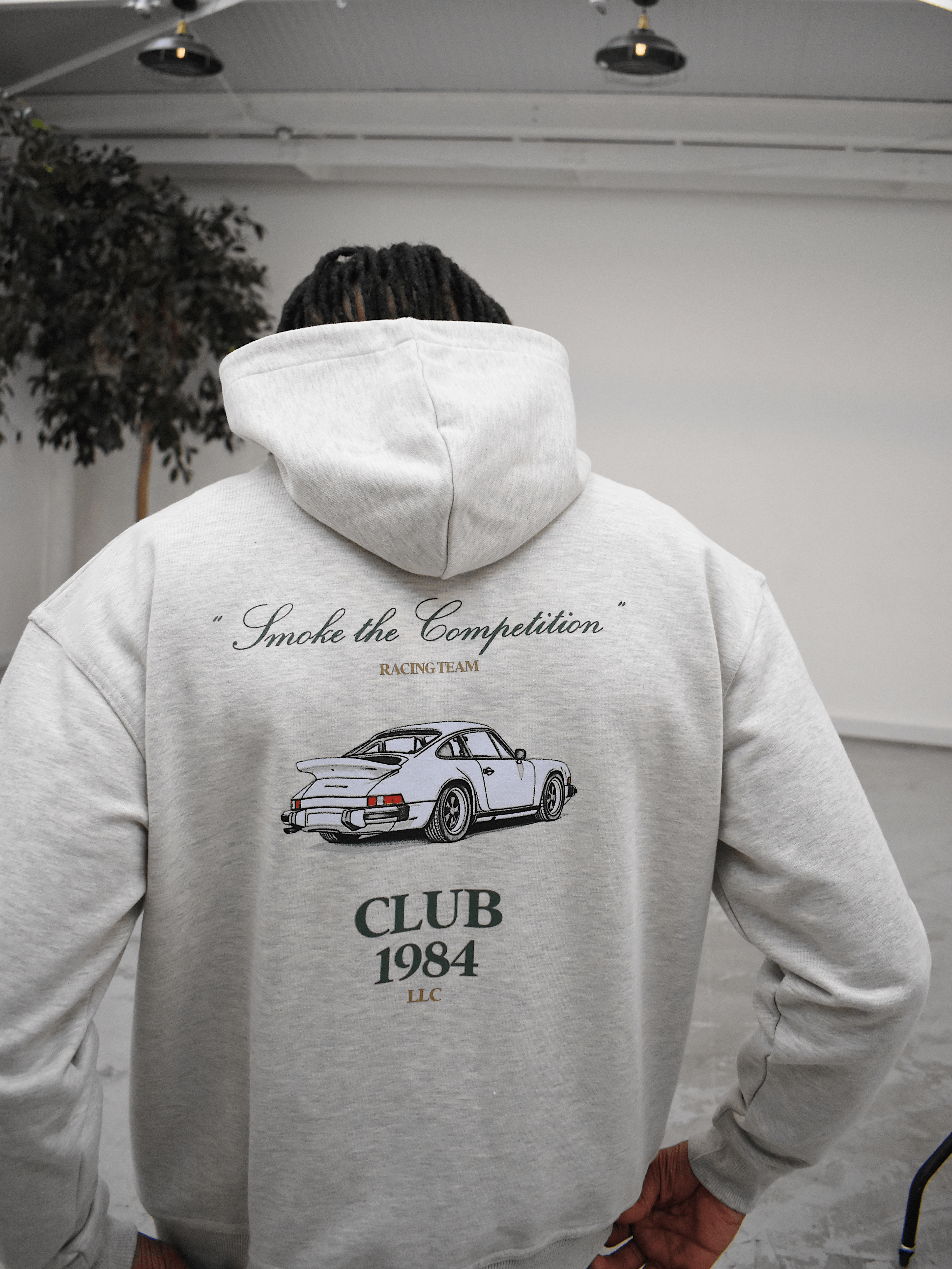 CLUB 1984. Racing Team Hoodie - Grey Hoodie