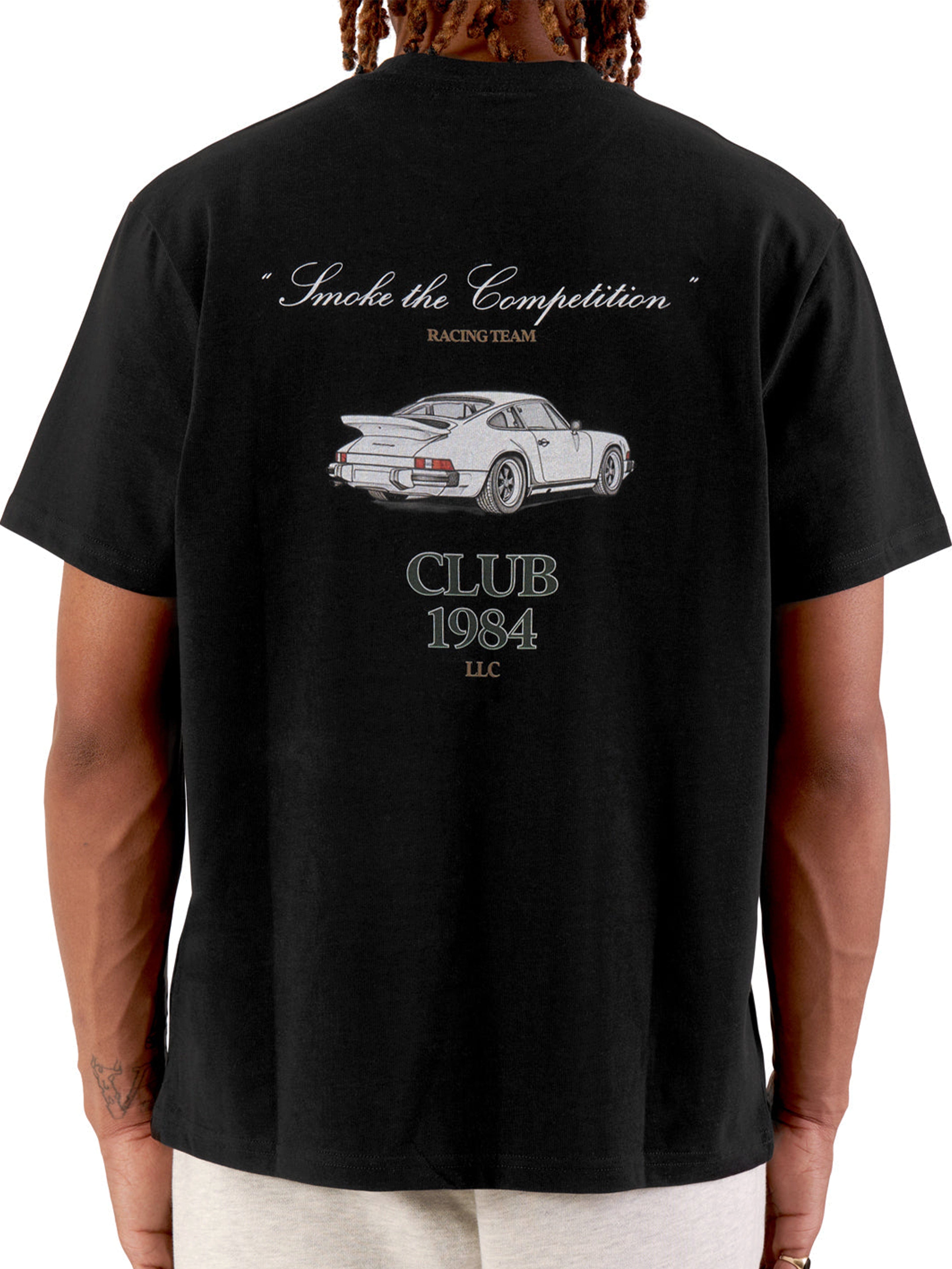 CLUB 1984. Racing Team T-shirt - Black T-Shirt