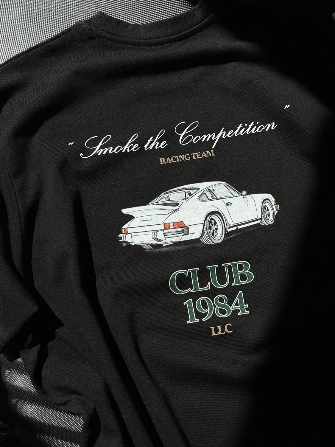 CLUB 1984. Racing Team T-shirt - Black T-Shirt