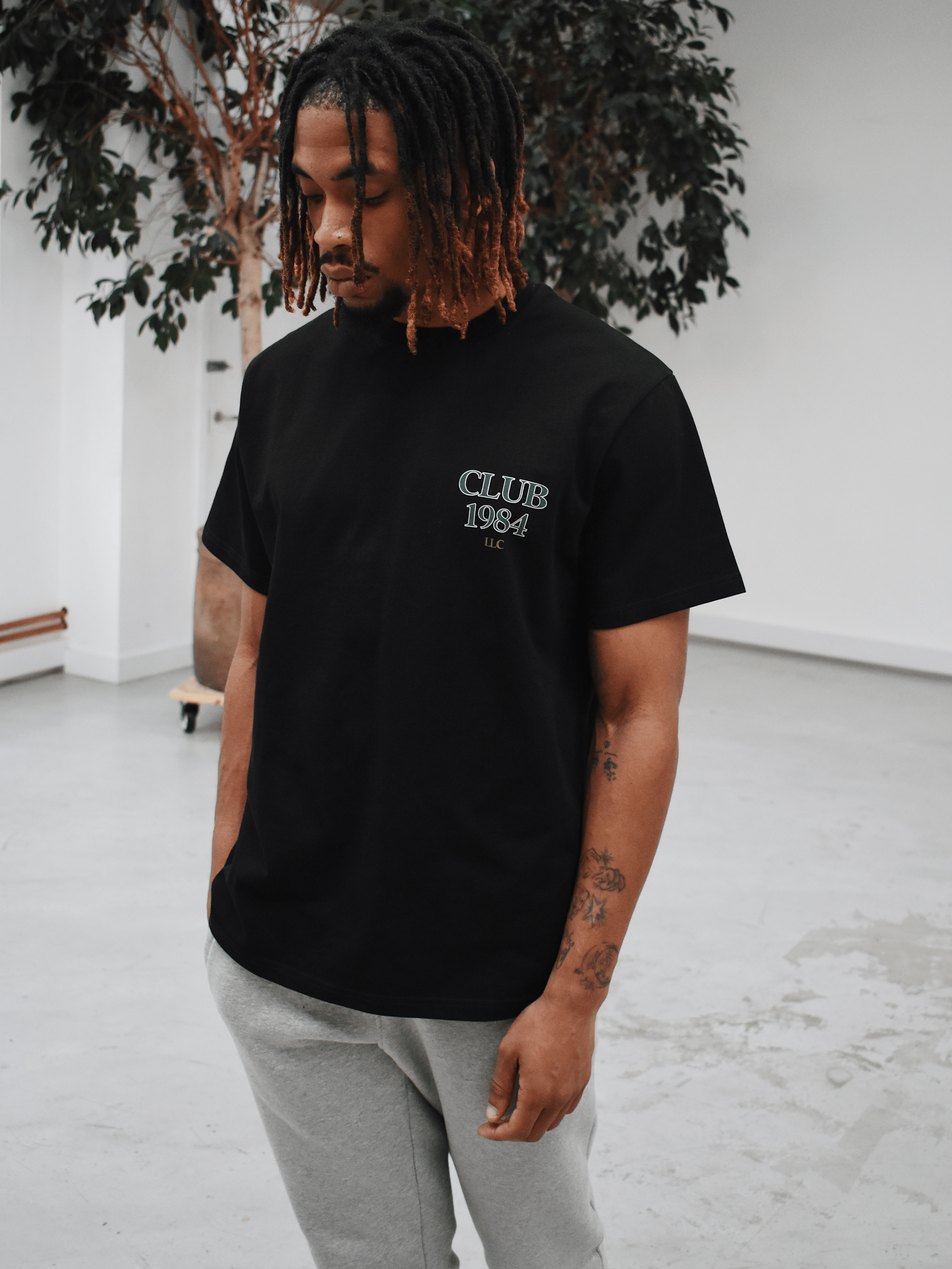 CLUB 1984. Racing Team T-shirt - Black T-Shirt