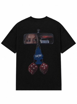 CLUB 1984. Rear View T-shirt - Black T-Shirt