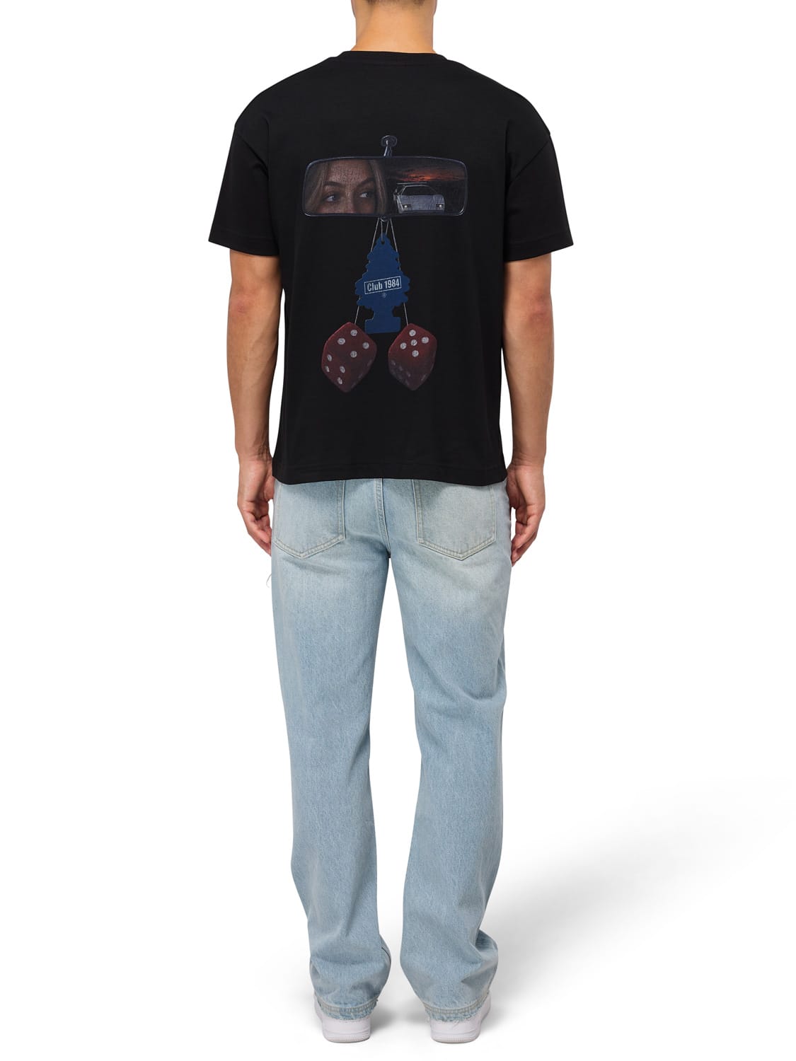 CLUB 1984. Rear View T-shirt - Black T-Shirt