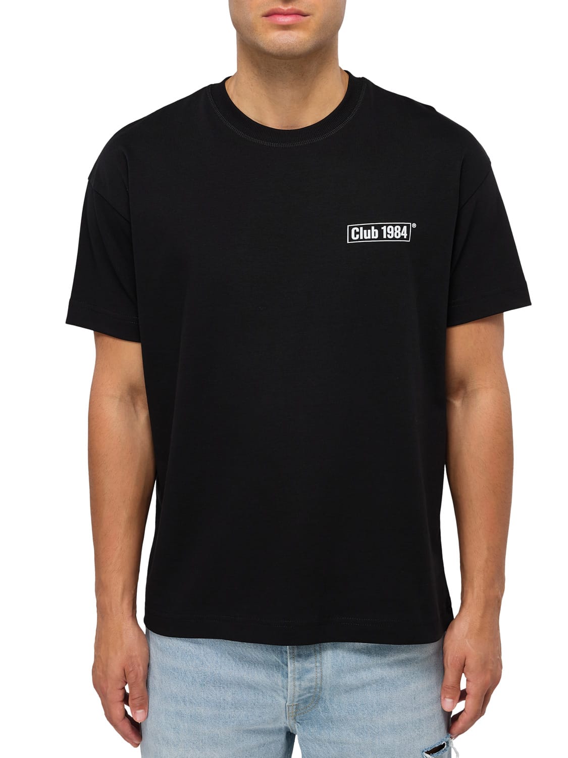 CLUB 1984. Rear View T-shirt - Black T-Shirt