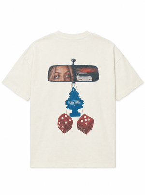 CLUB 1984. Rear View T-shirt - Off White T-Shirt
