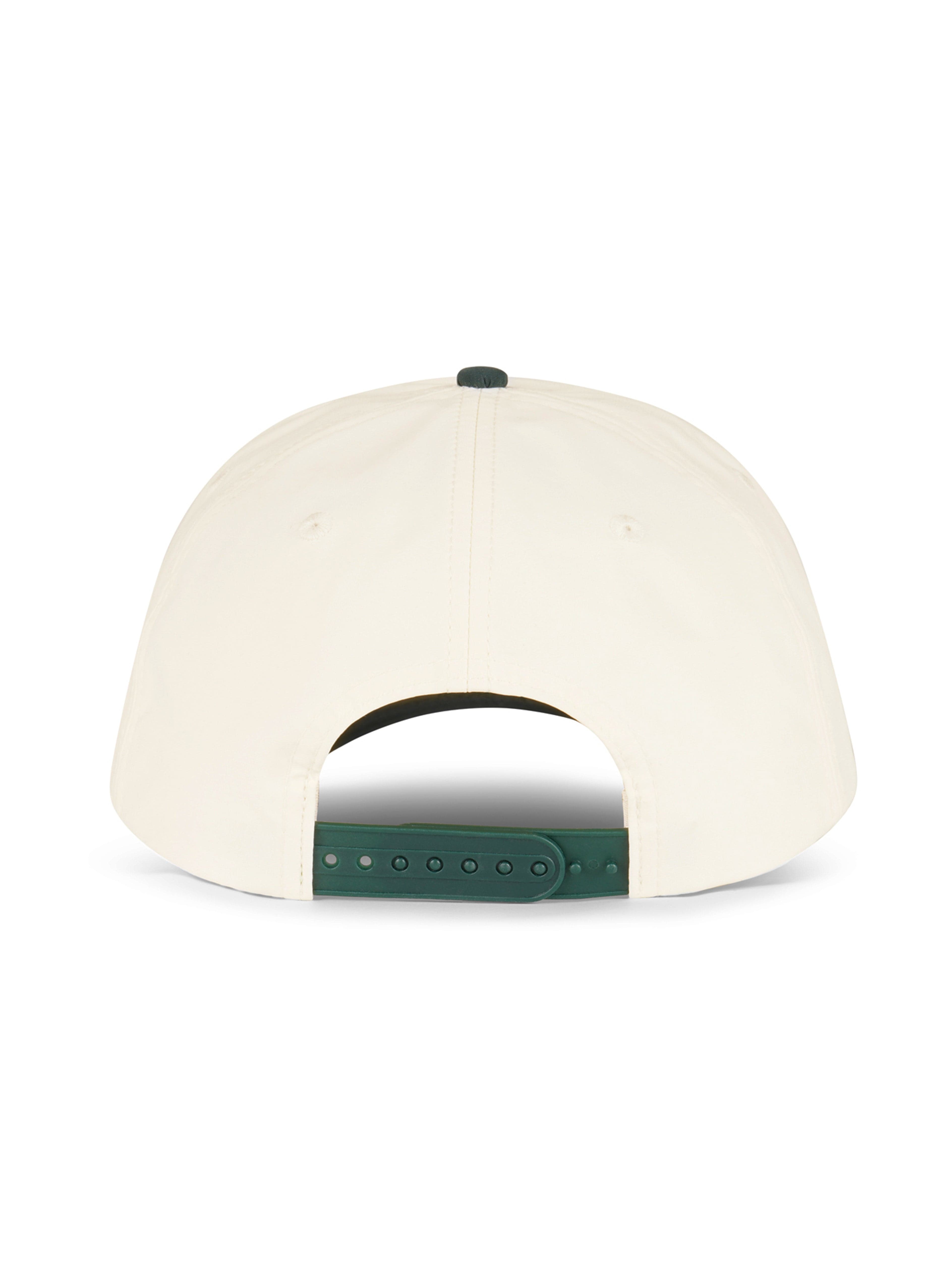 CLUB 1984. Residency Cap - Off White/Green Accessories 1984-2025-0119-10