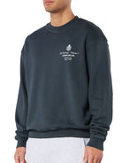 CLUB 1984. Residency Distressed Sweatshirt - Washed Grey Sweatshirt