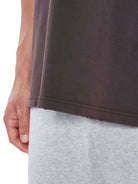 CLUB 1984. Residency Distressed T-Shirt - Coffee T-Shirt