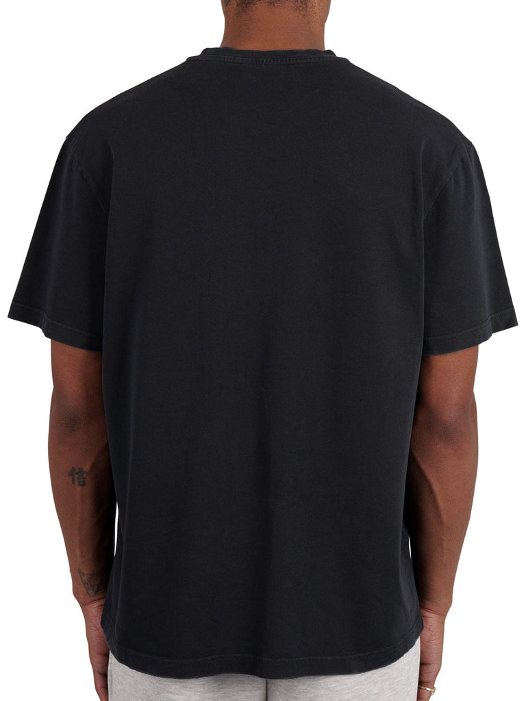 CLUB 1984. Residency Distressed T-Shirt - Vintage Black T-Shirt