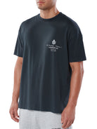 CLUB 1984. Residency Distressed T-Shirt - Washed Black T-Shirt