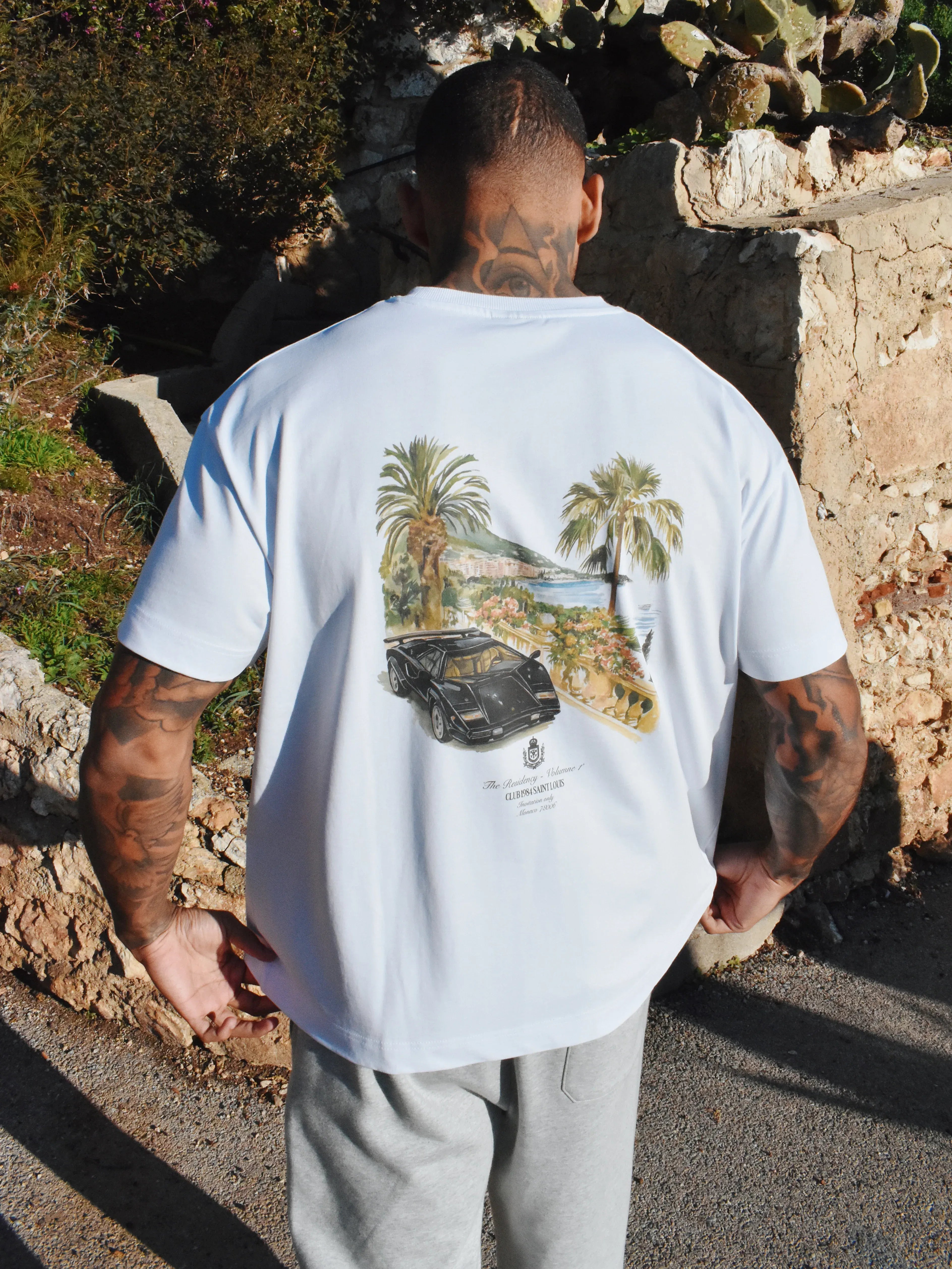 CLUB 1984. Residency Pocket T-shirt - White T-Shirt