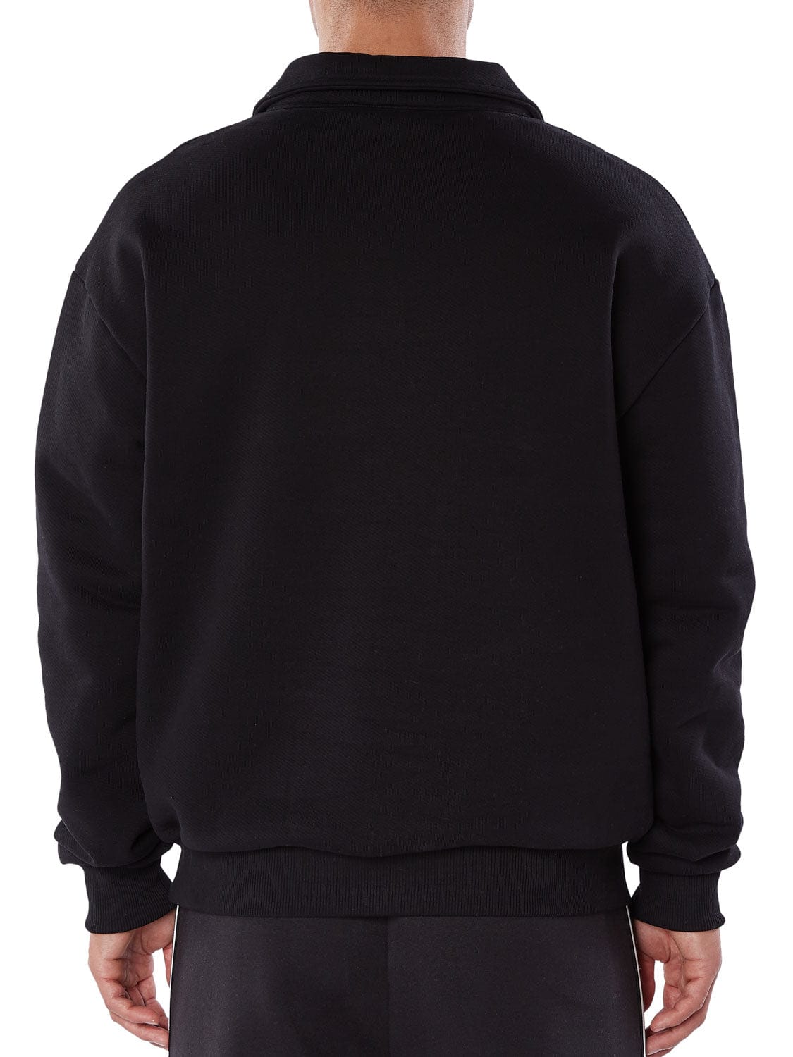 CLUB 1984. Residency Polo Sweatshirt - Black Sweatshirt