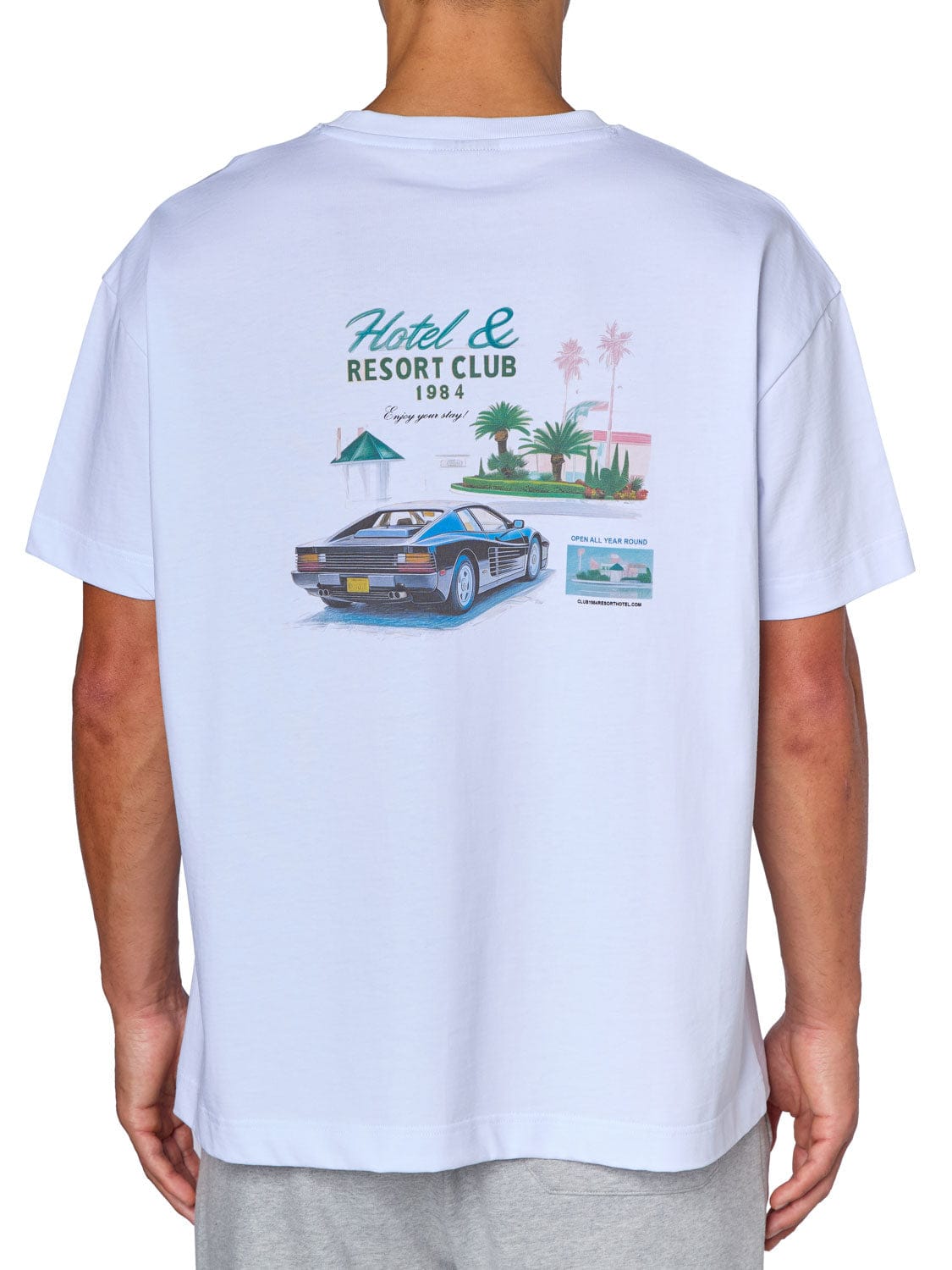 CLUB 1984. Resort Club T-shirt - White T-Shirt