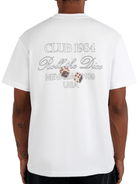 CLUB 1984. Roll The Dice T-shirt - White T-Shirt