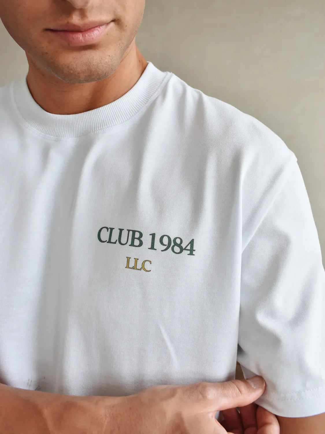 CLUB 1984. Ronaldinho T-shirt - White T-Shirt