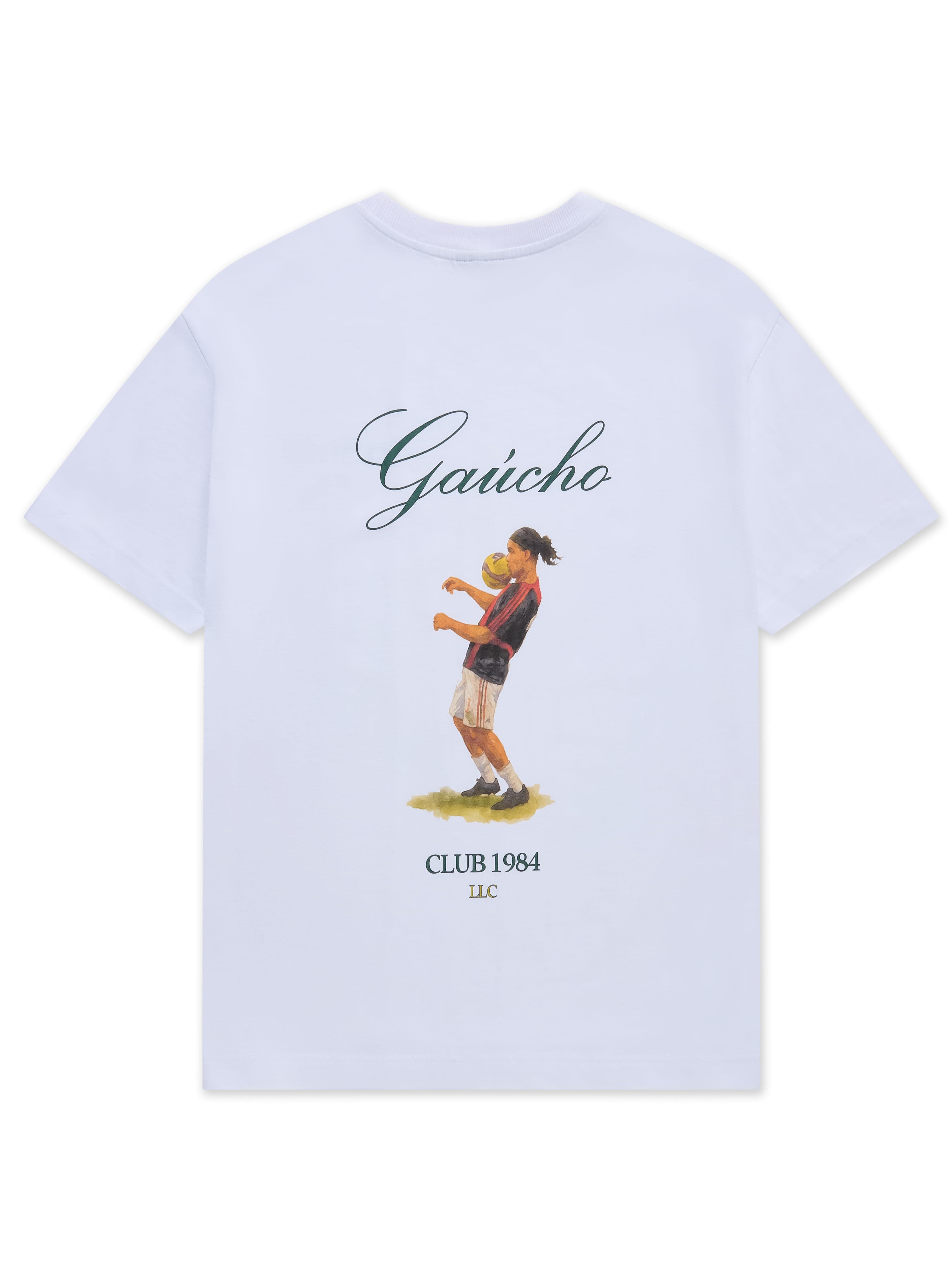 CLUB 1984. Ronaldinho T-shirt - White T-Shirt