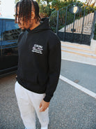 CLUB 1984. Rue Amore Script Hoodie - Black Hoodie