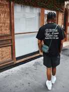 CLUB 1984. Rue Amore Script T-shirt - Black T-Shirt