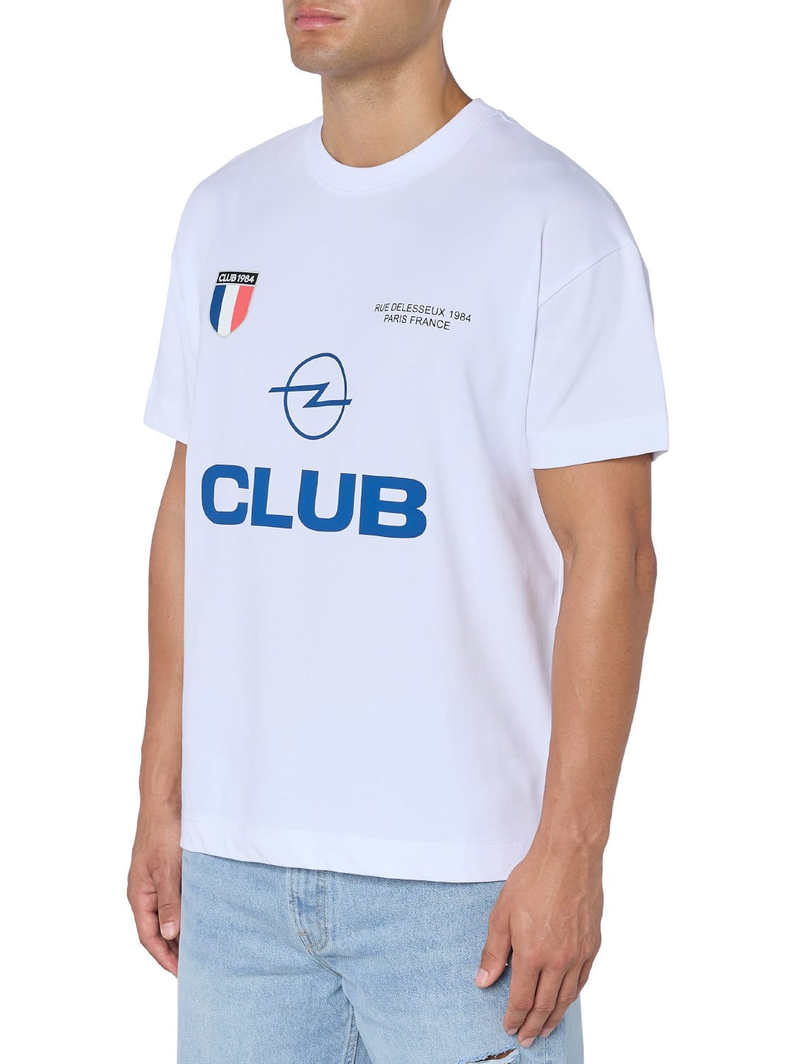 CLUB 1984. Rue Delesseux T-shirt - White T-Shirt