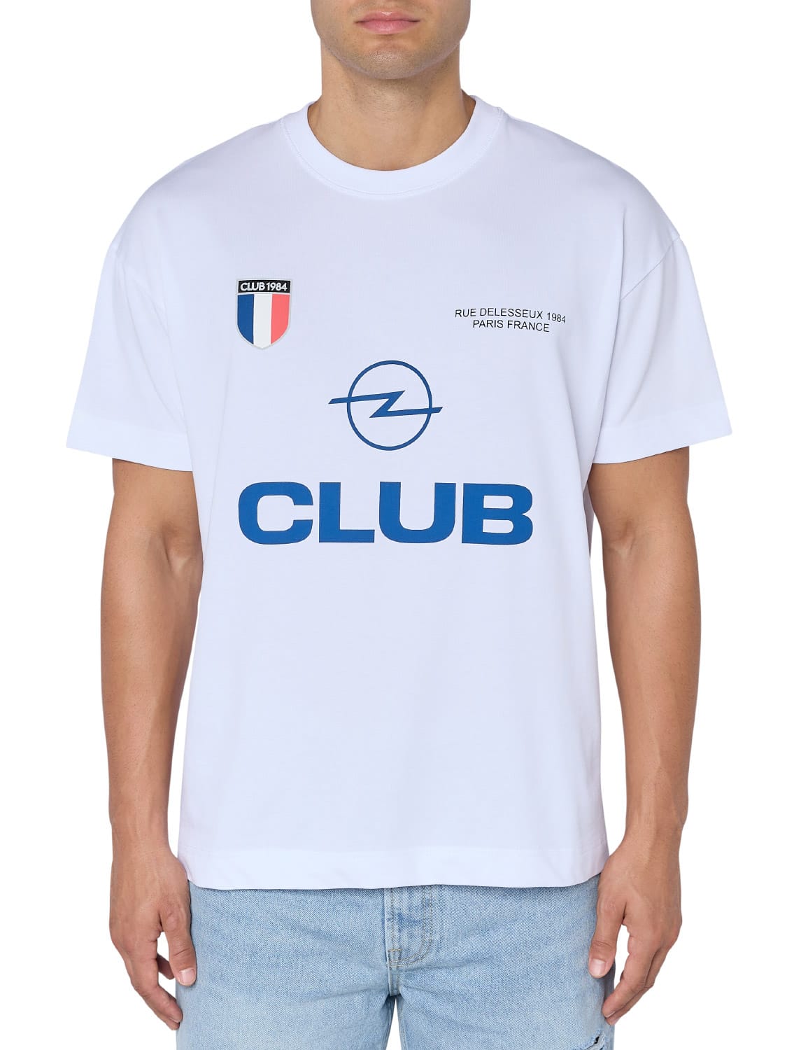 CLUB 1984. Rue Delesseux T-shirt - White T-Shirt