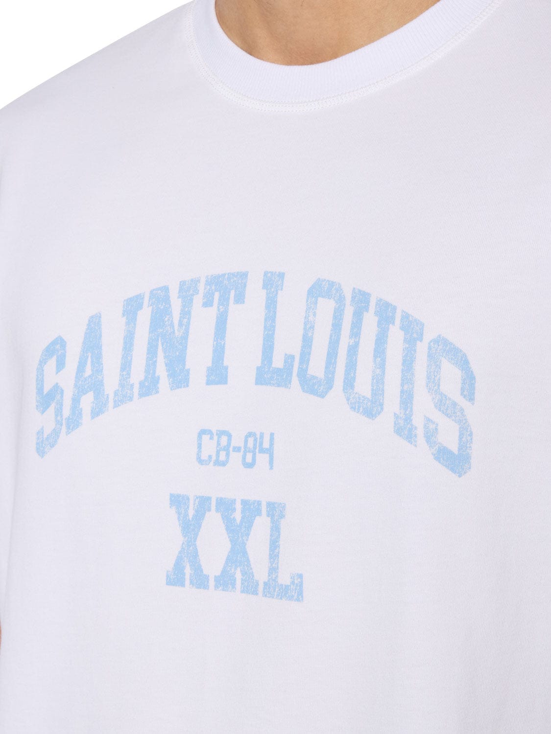 CLUB 1984. Saint Louis XXL T-shirt - White T-Shirt
