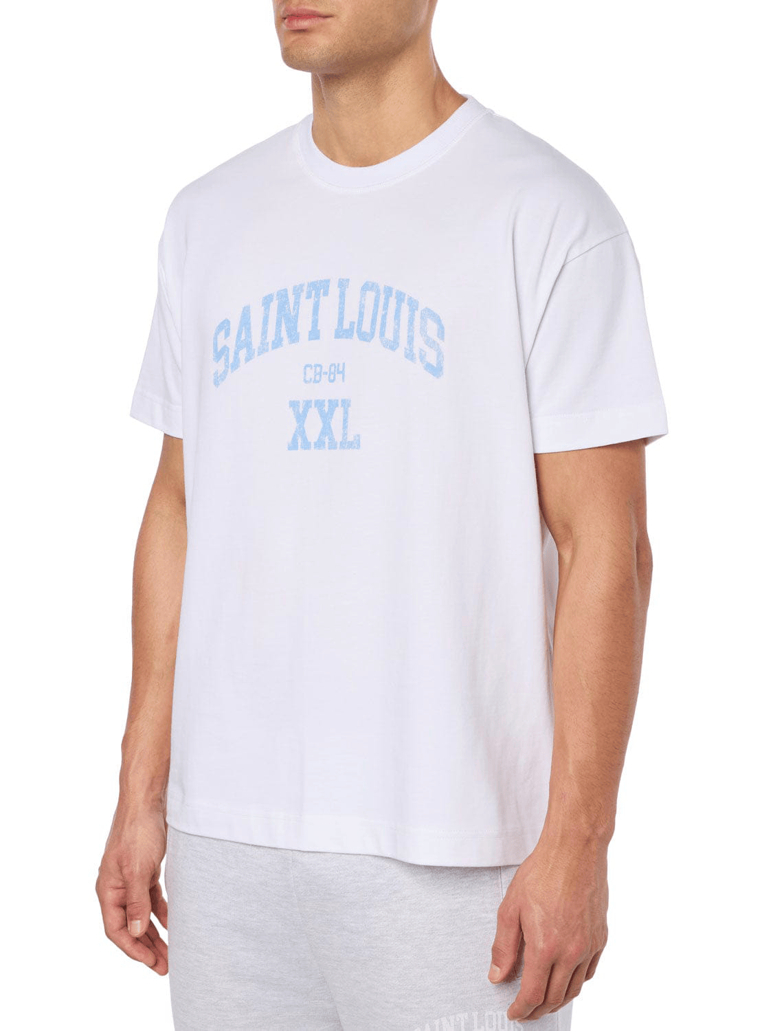 CLUB 1984. Saint Louis XXL T-shirt - White T-Shirt