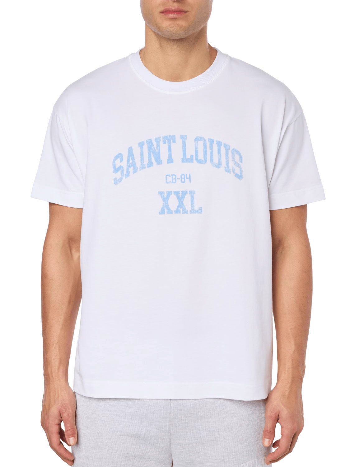 CLUB 1984. Saint Louis XXL T-shirt - White T-Shirt