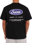 CLUB 1984. Saints Property T-shirt - Black T-Shirt