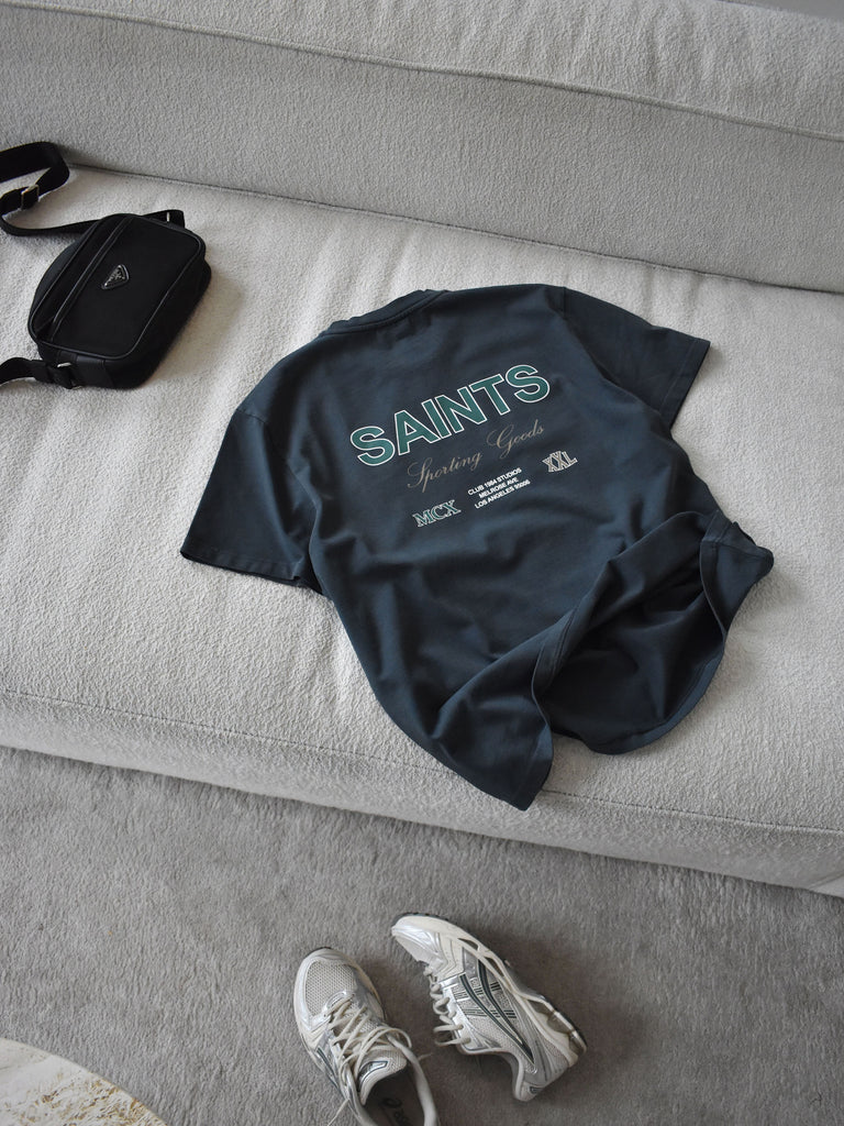 CLUB 1984. Saints T-shirt - Washed Grey T-Shirt
