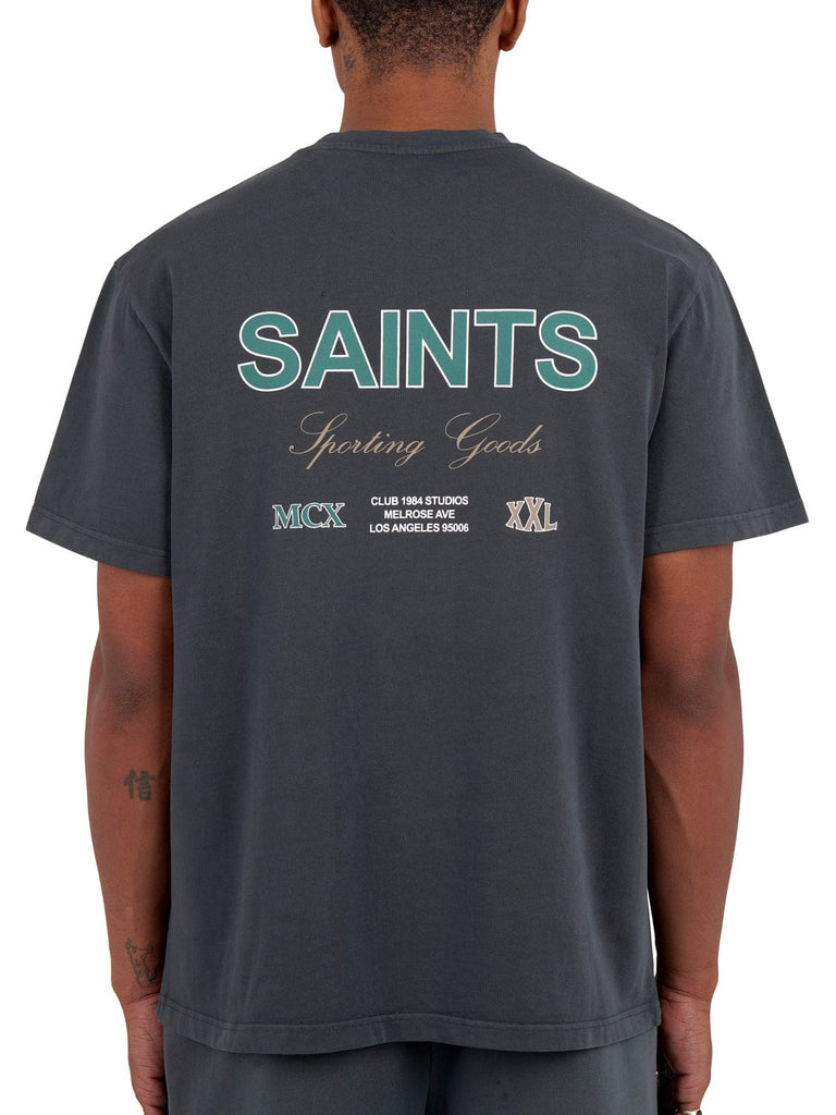 CLUB 1984. Saints T-shirt - Washed Grey T-Shirt