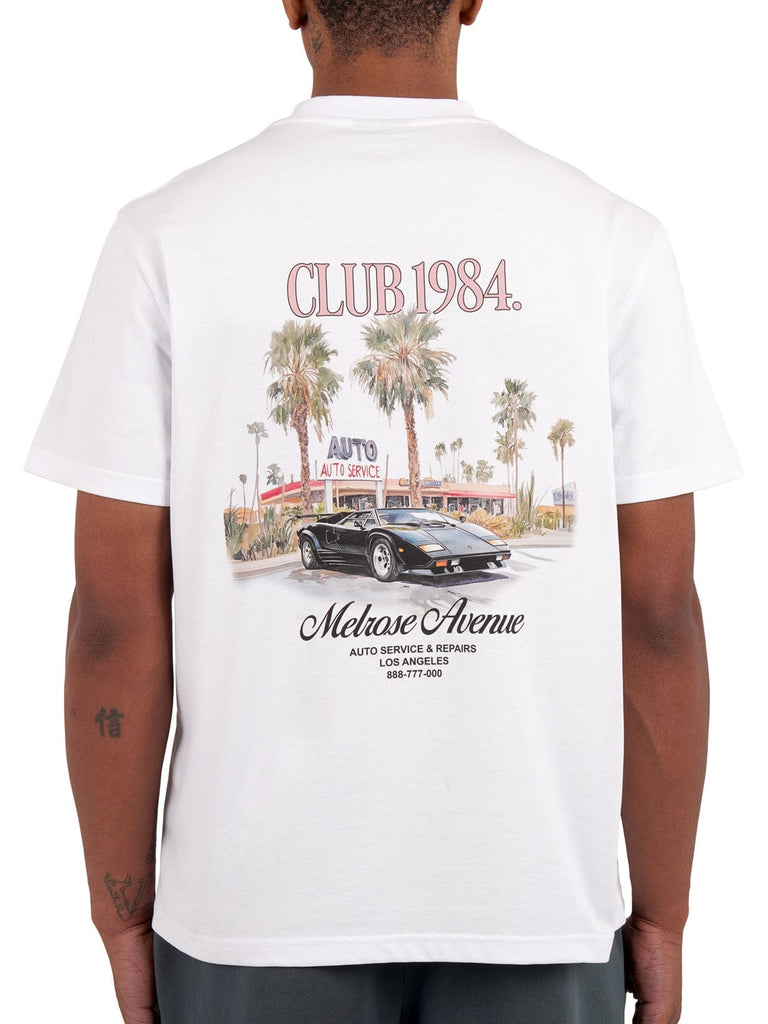 CLUB 1984. San Andreas T-shirt - White T-Shirt