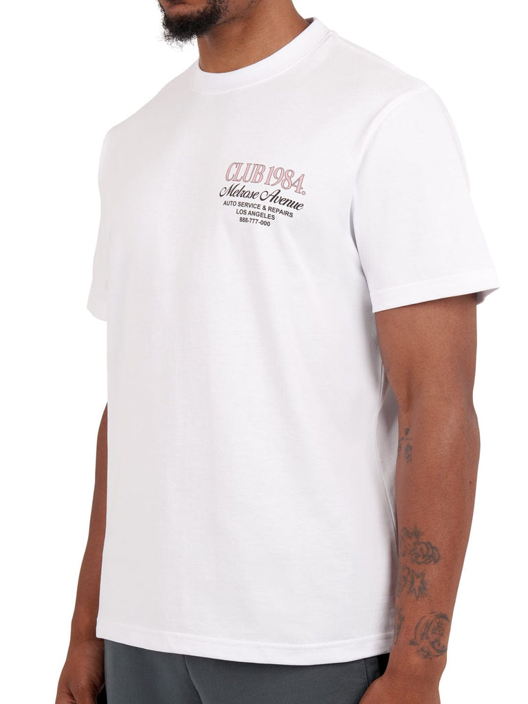 CLUB 1984. San Andreas T-shirt - White T-Shirt