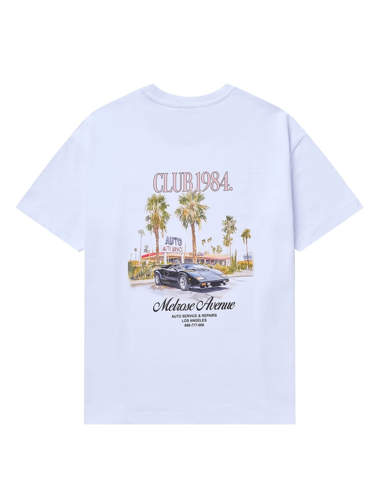 CLUB 1984. San Andreas T-shirt - White T-Shirt