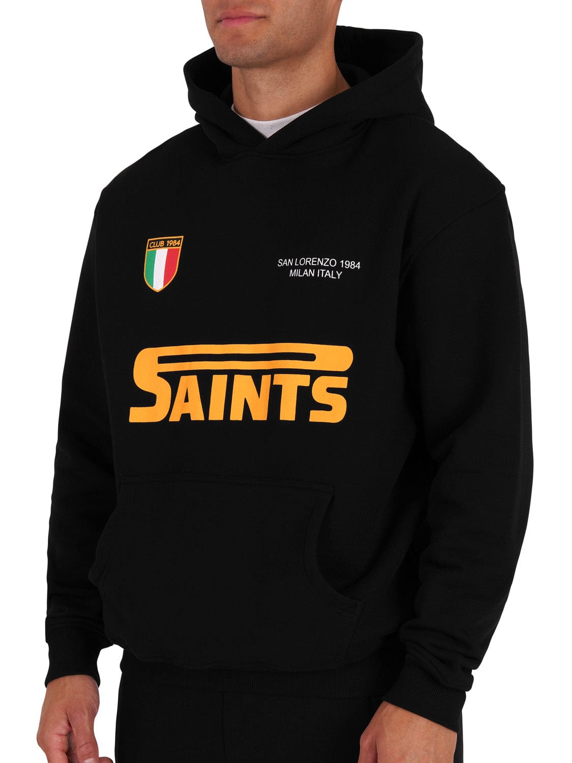 CLUB 1984. San Lorenzo Hoodie - Black Hoodie