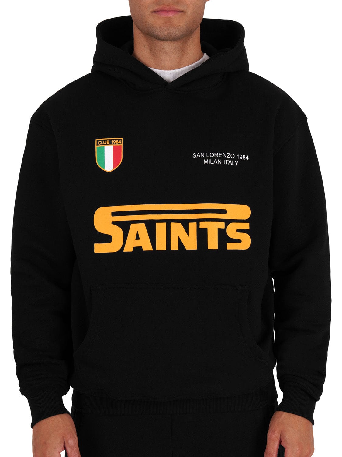 CLUB 1984. San Lorenzo Hoodie - Black Hoodie