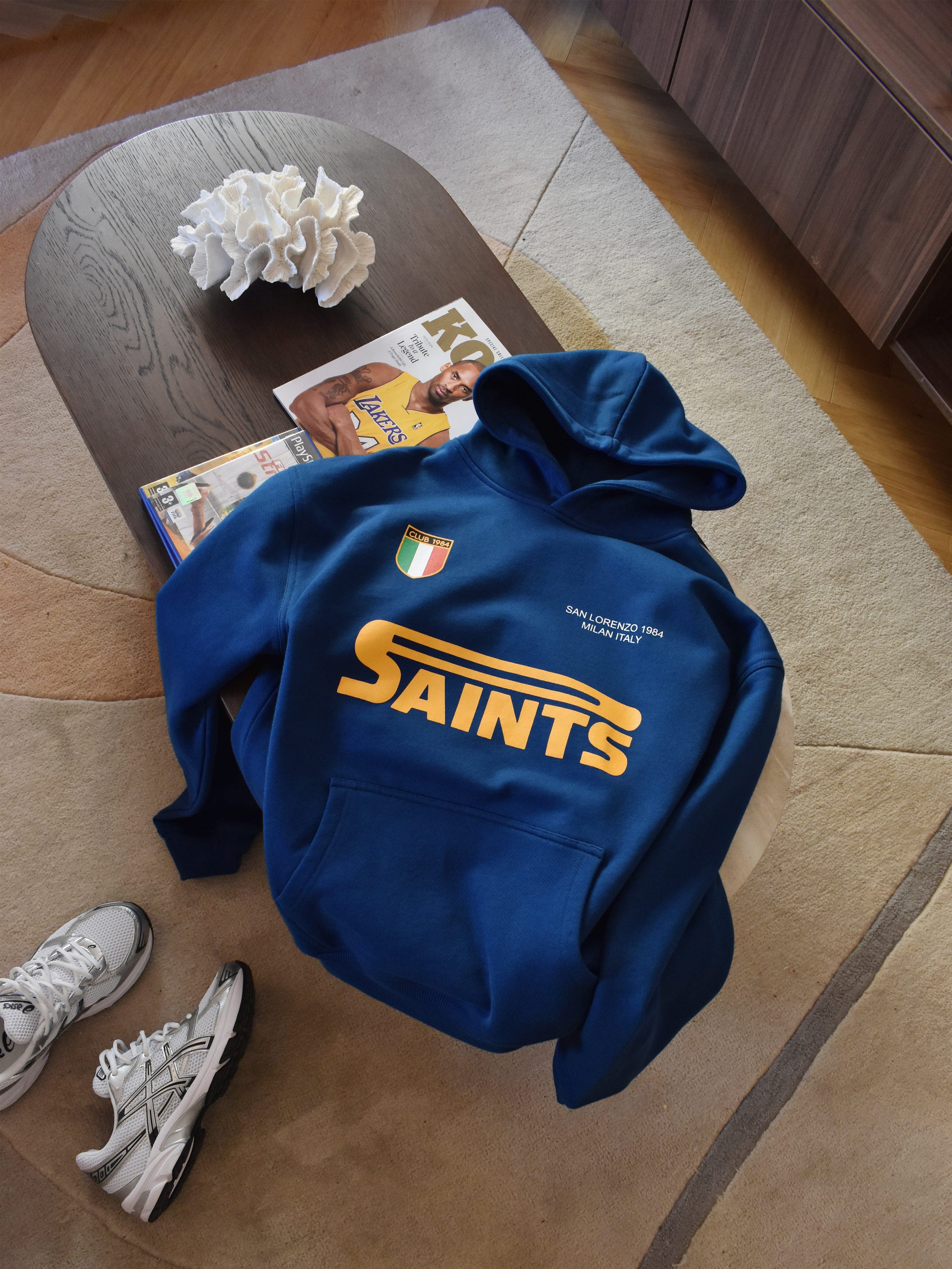 CLUB 1984. San Lorenzo Hoodie - Navy Hoodie