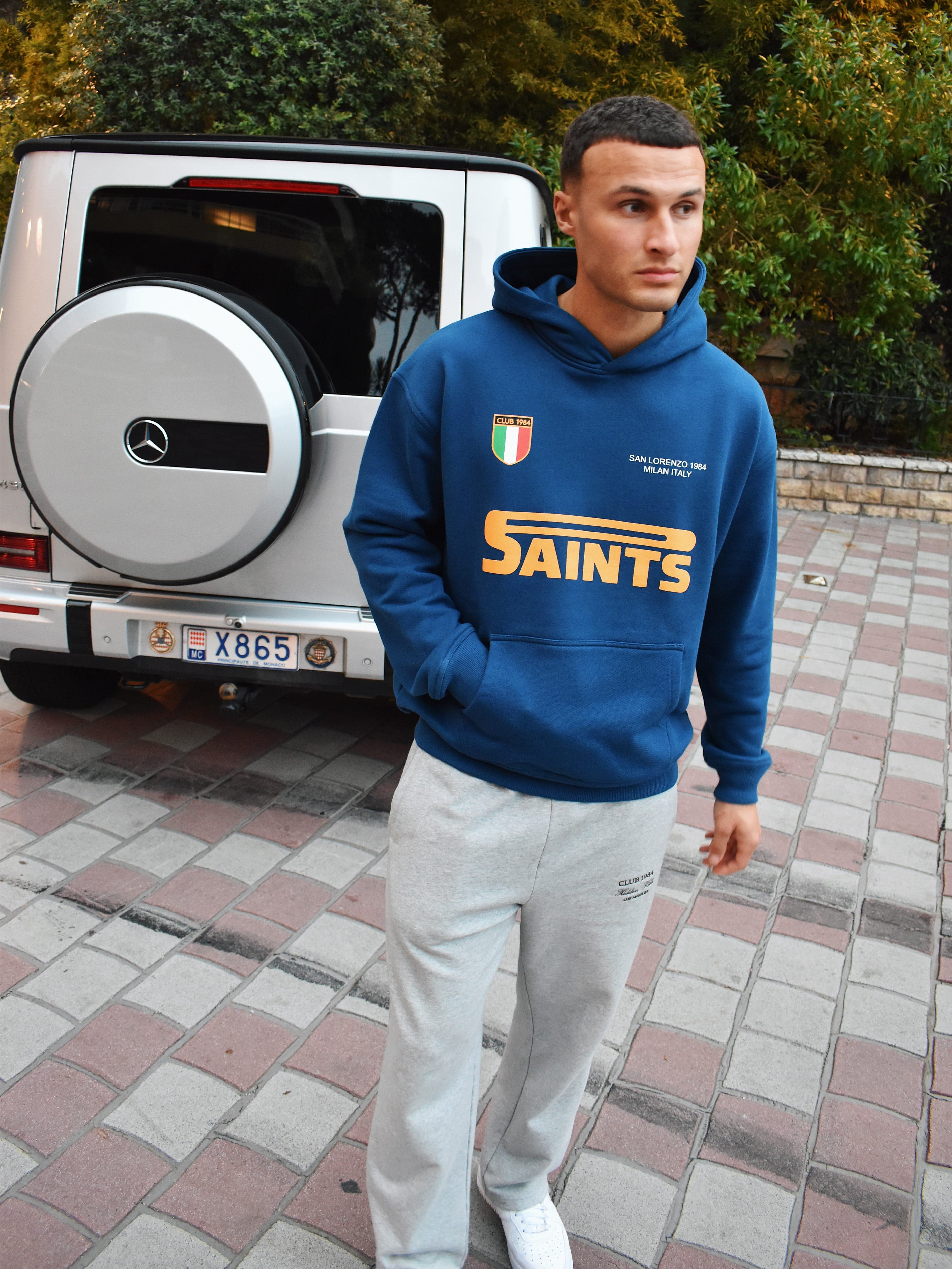 CLUB 1984. San Lorenzo Hoodie - Navy Hoodie