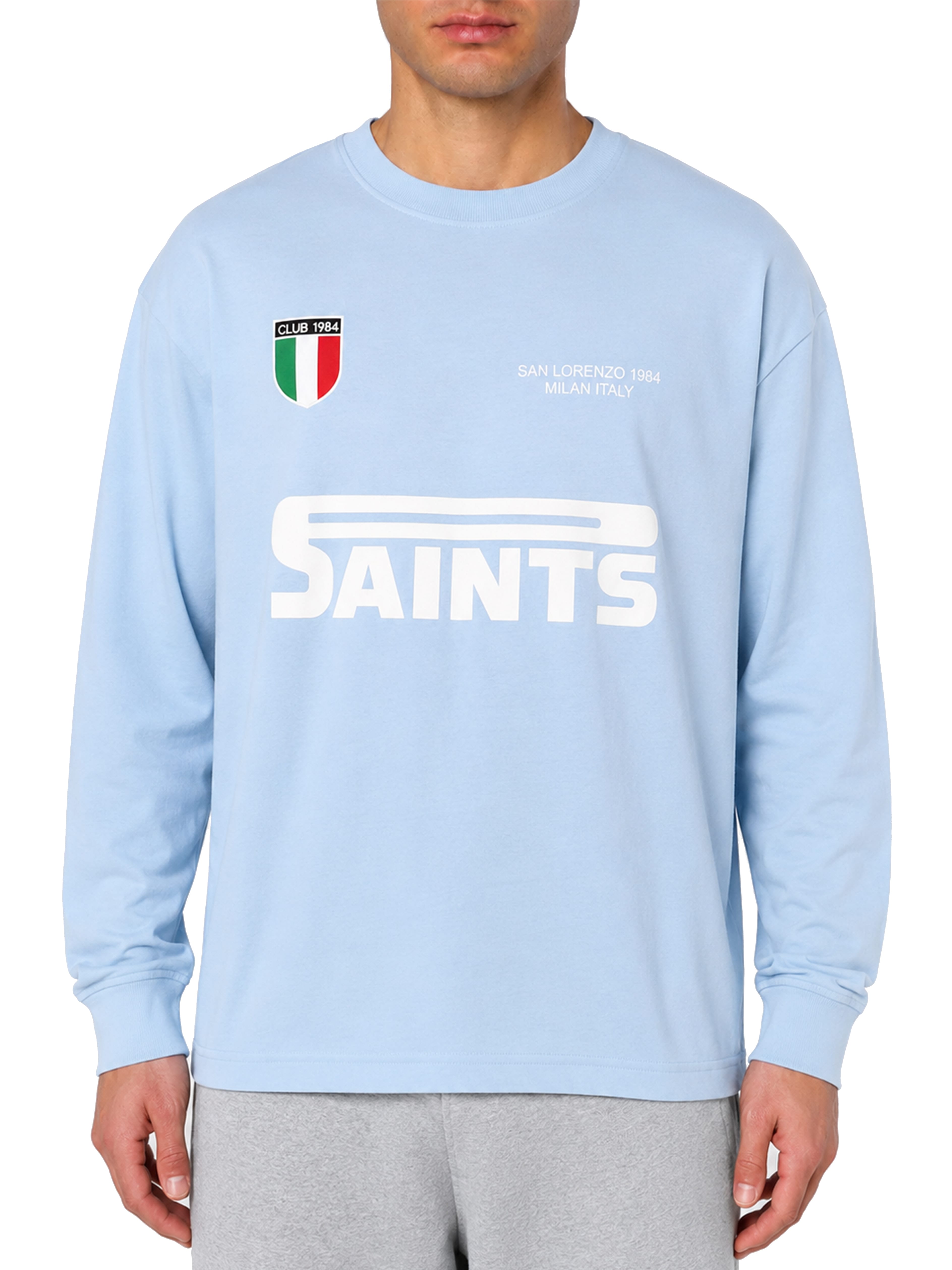CLUB 1984. San Lorenzo LS T-shirt - Light Blue T-Shirt