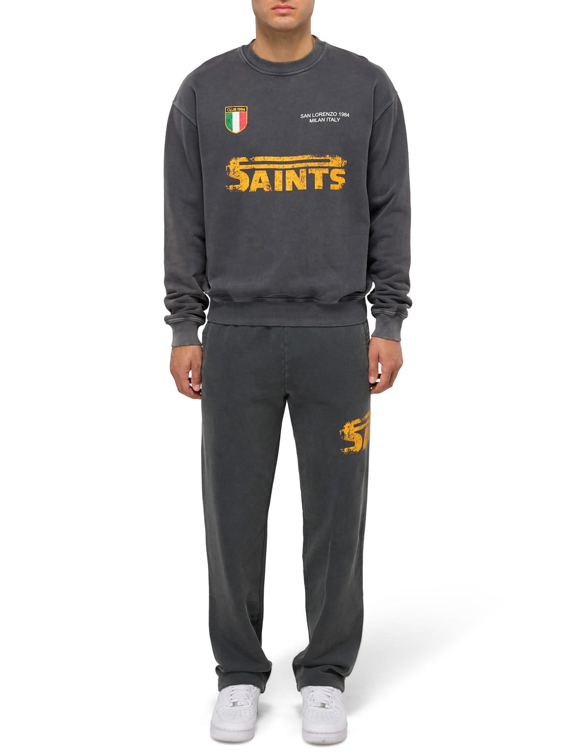 CLUB 1984. San Lorenzo Sweatshirt - Washed Grey Sweatshirt