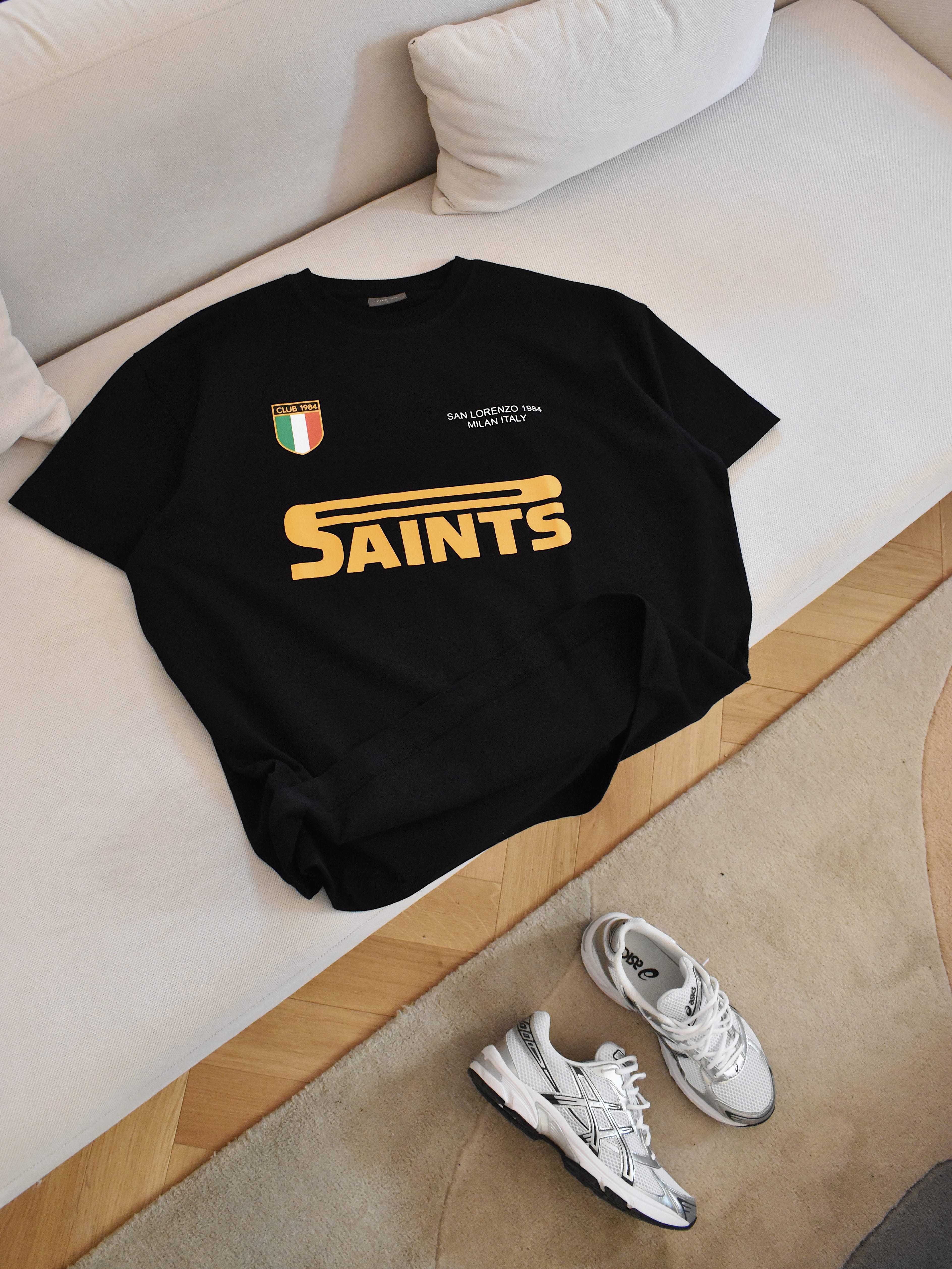 CLUB 1984. San Lorenzo T-shirt - Black T-Shirt