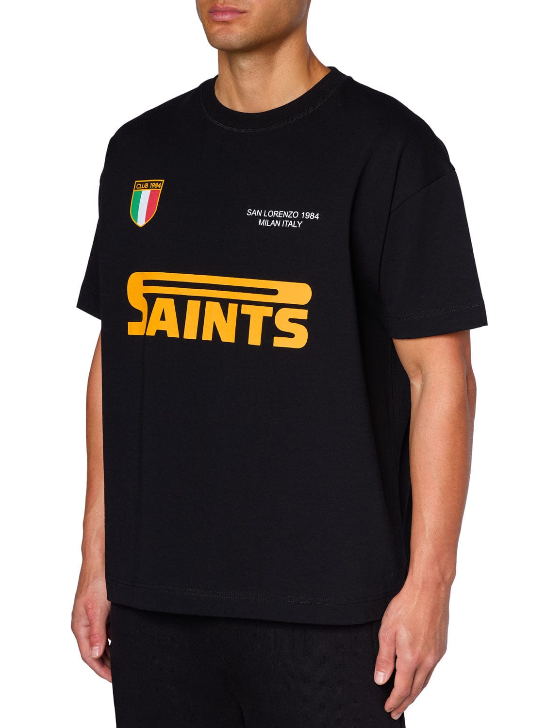 CLUB 1984. San Lorenzo T-shirt - Black T-Shirt