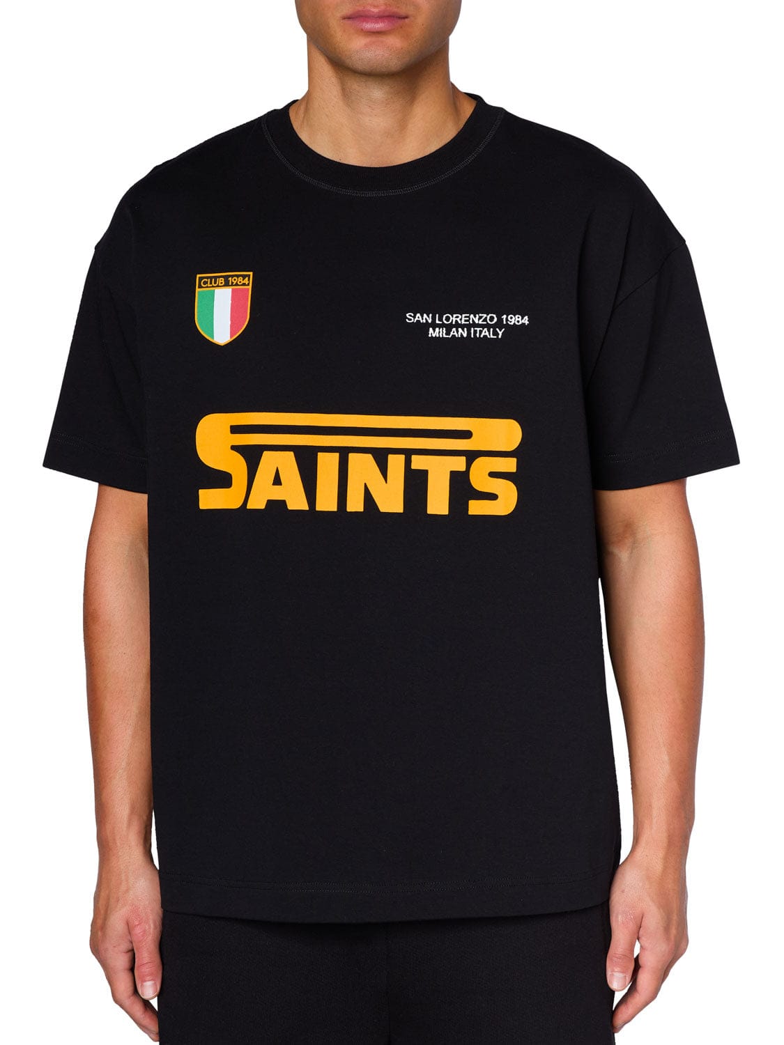 CLUB 1984. San Lorenzo T-shirt - Black T-Shirt