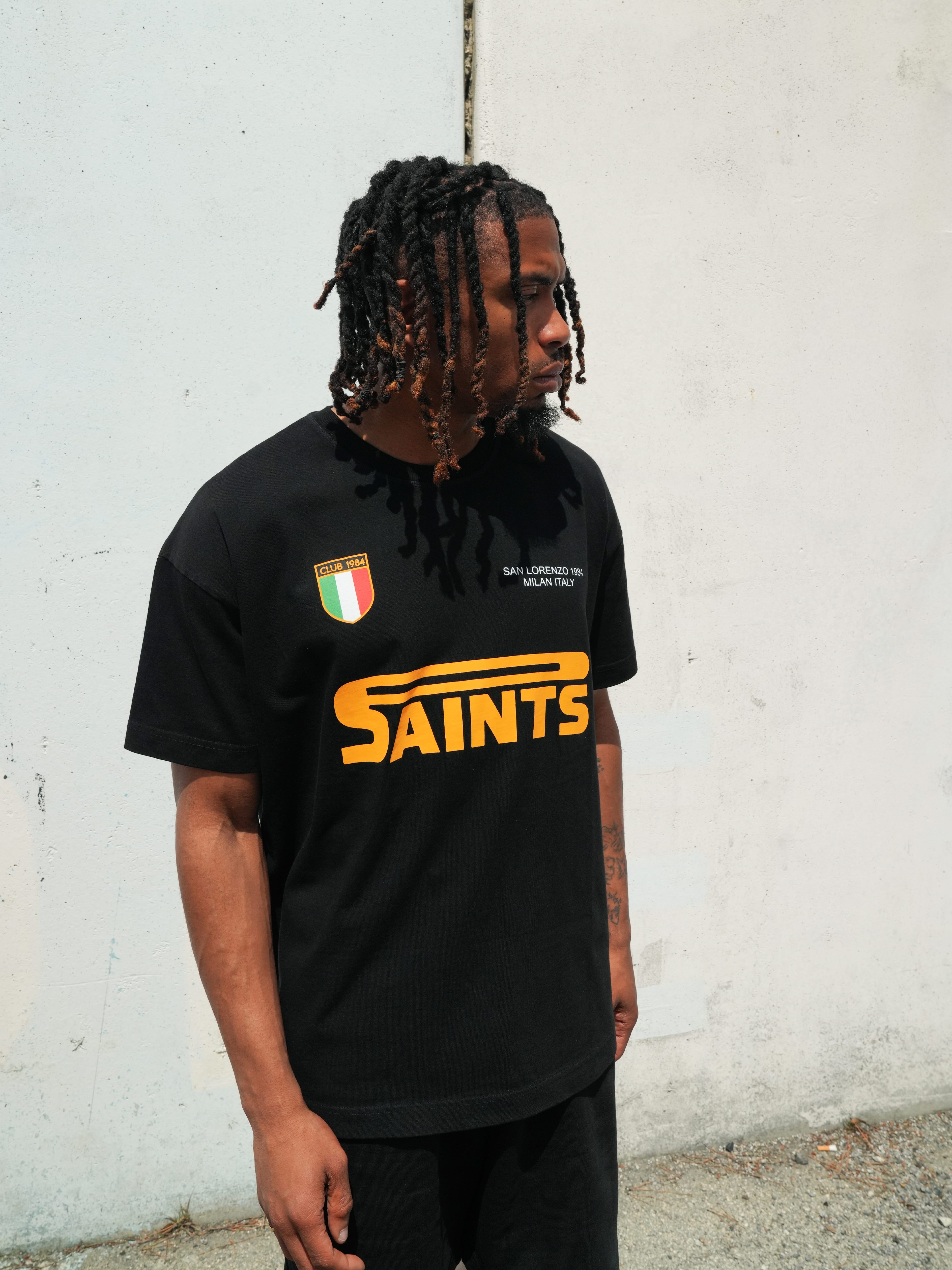 CLUB 1984. San Lorenzo T-shirt - Black T-Shirt