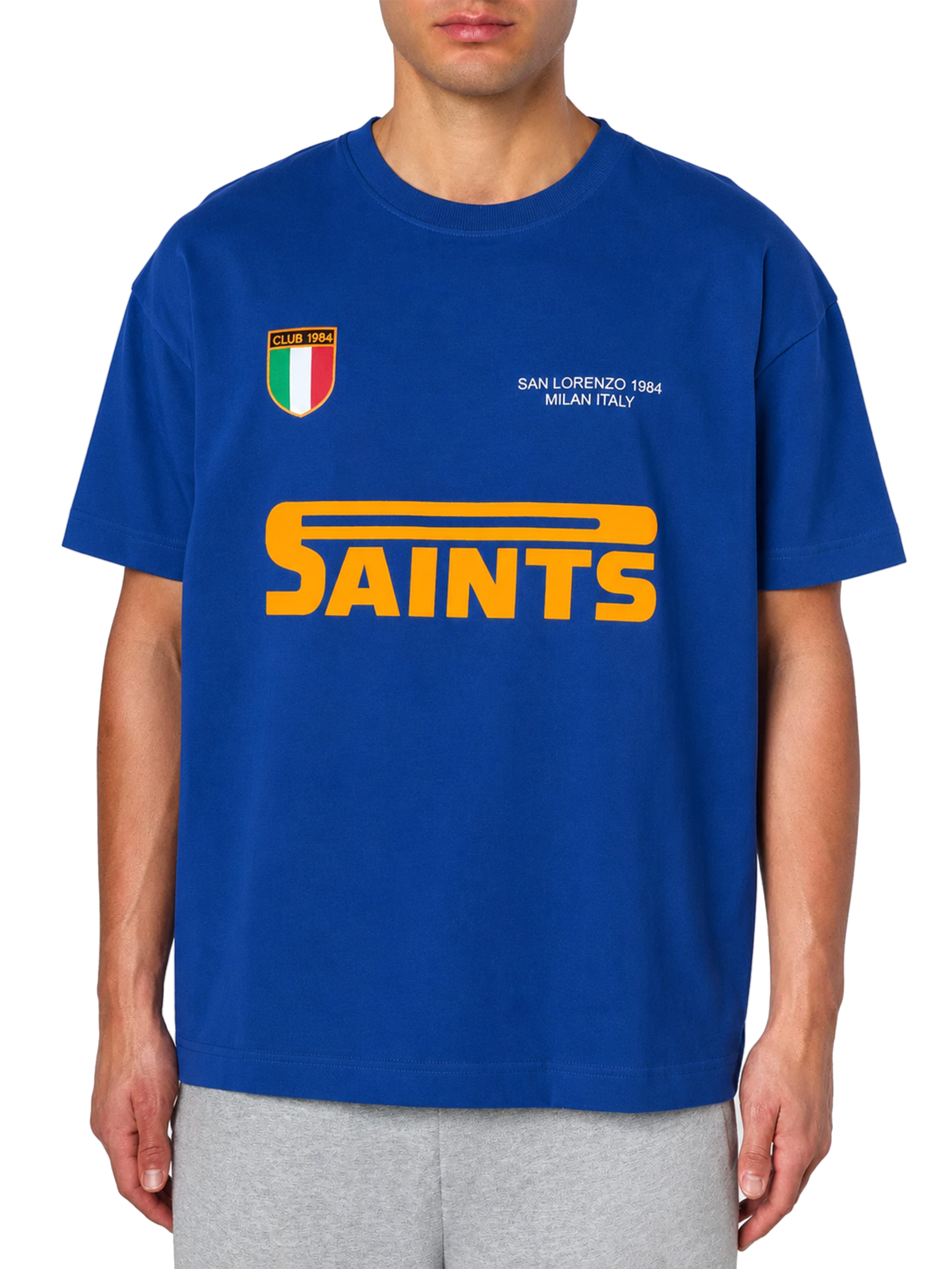 CLUB 1984. San Lorenzo T-shirt - Navy T-Shirt