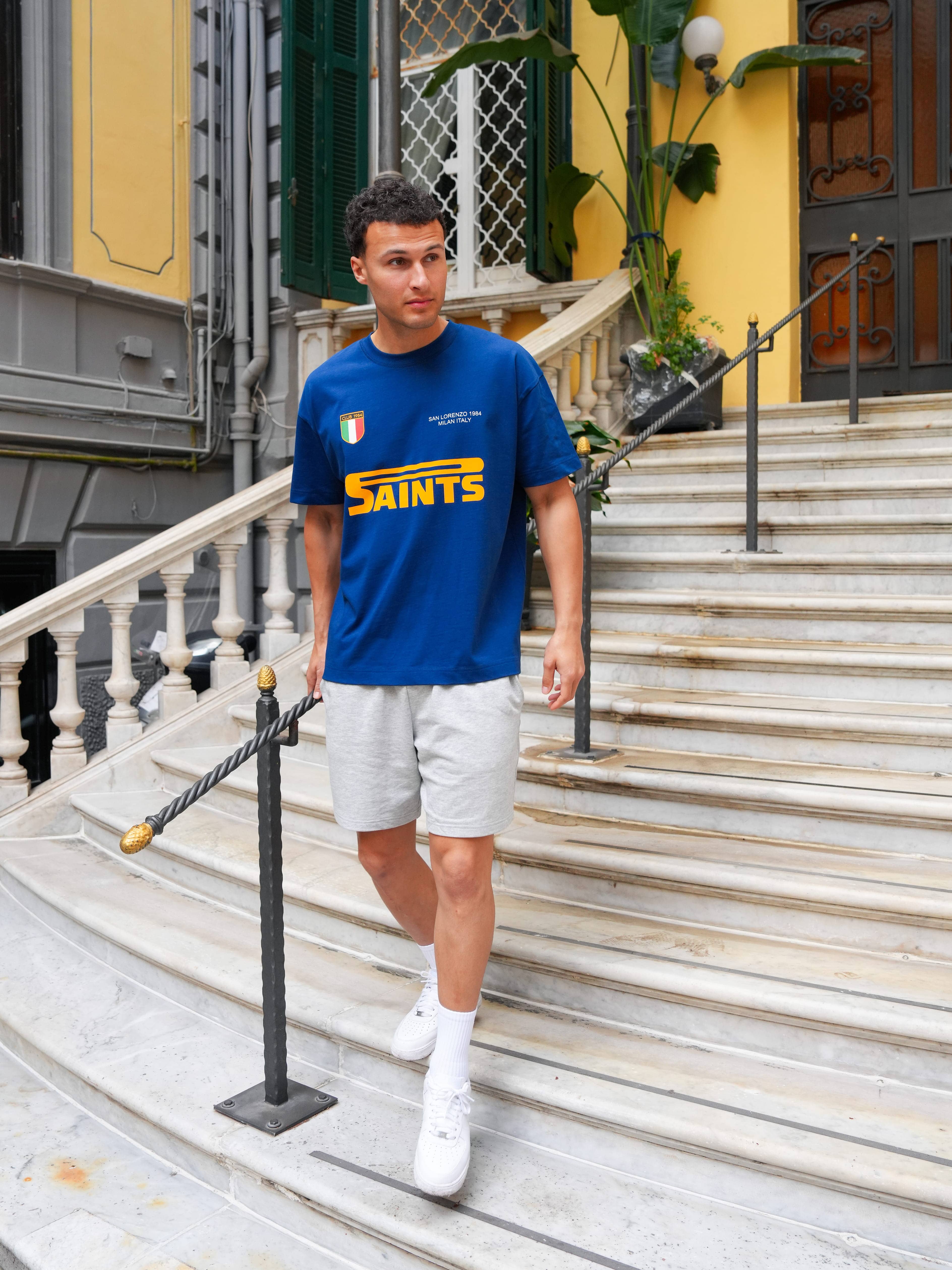 CLUB 1984. San Lorenzo T-shirt - Navy T-Shirt
