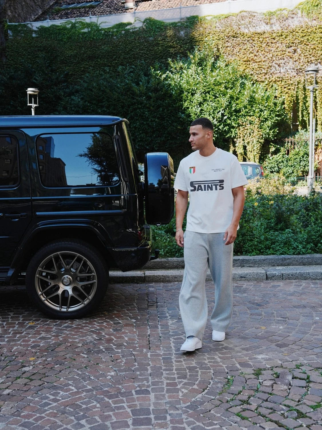 CLUB 1984. San Lorenzo T-shirt - Off White T-Shirt